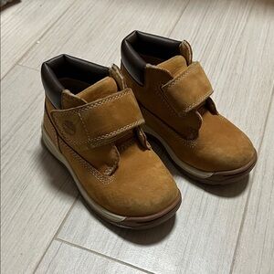 Timberland Kids Brown Strap Boots